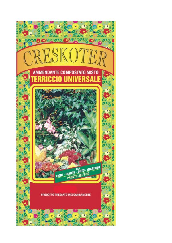 03CRESKOTER50_1 Ammendante Compostato Misto LT 50 Creskoter